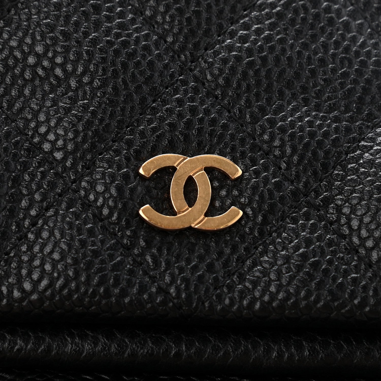 Chanel Caviar Quilted CC Beauty Clutch Black 7 of 7
