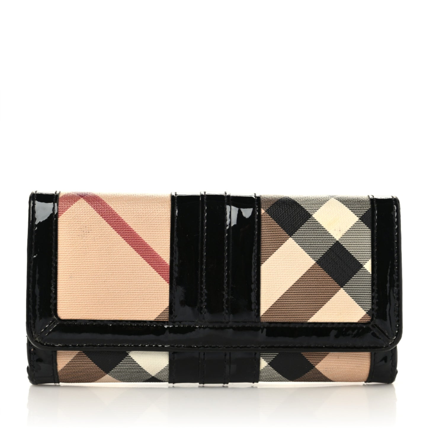 Nova Check Penrose Continental Wallet Black