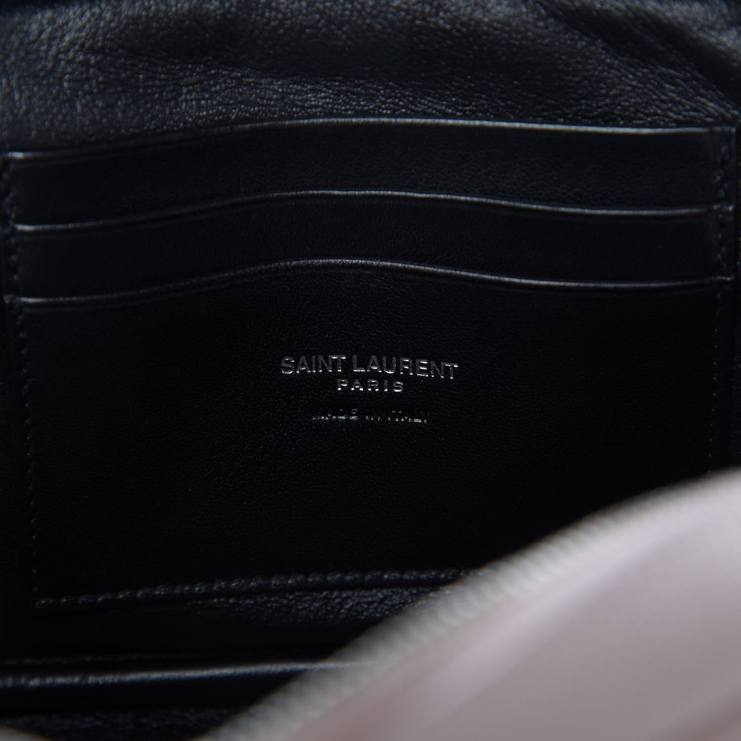 Saint Laurent Grain De Poudre Matelasse Monogram Mini Lou Camera Bag Marble Pink 8 of 10