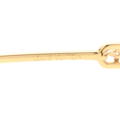 Louis Vuitton Metal My LV Chain Round Sunglasses Z1650W Gold 5 of 9