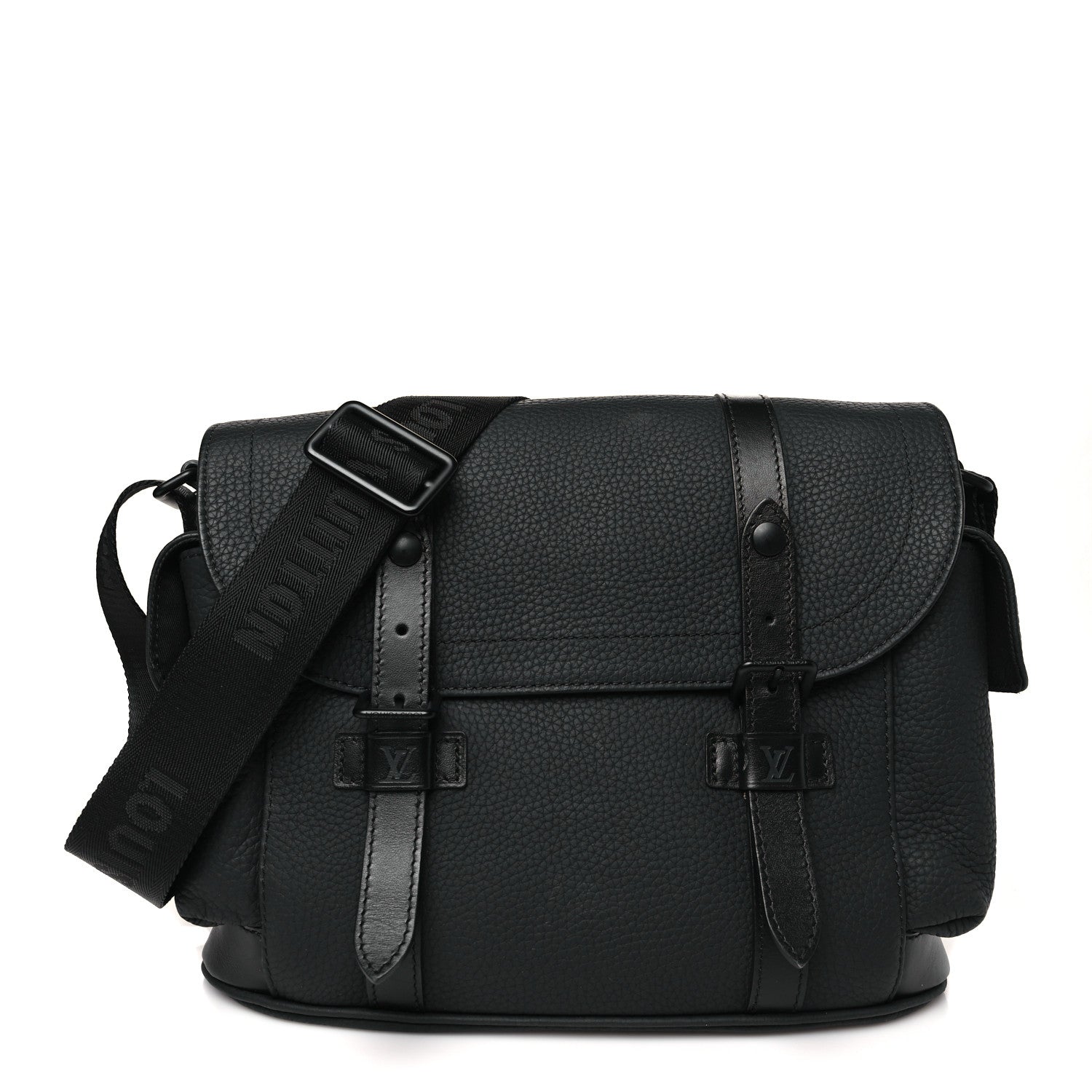 Louis Vuitton Taurillon Christopher Messenger Black 1 of 8