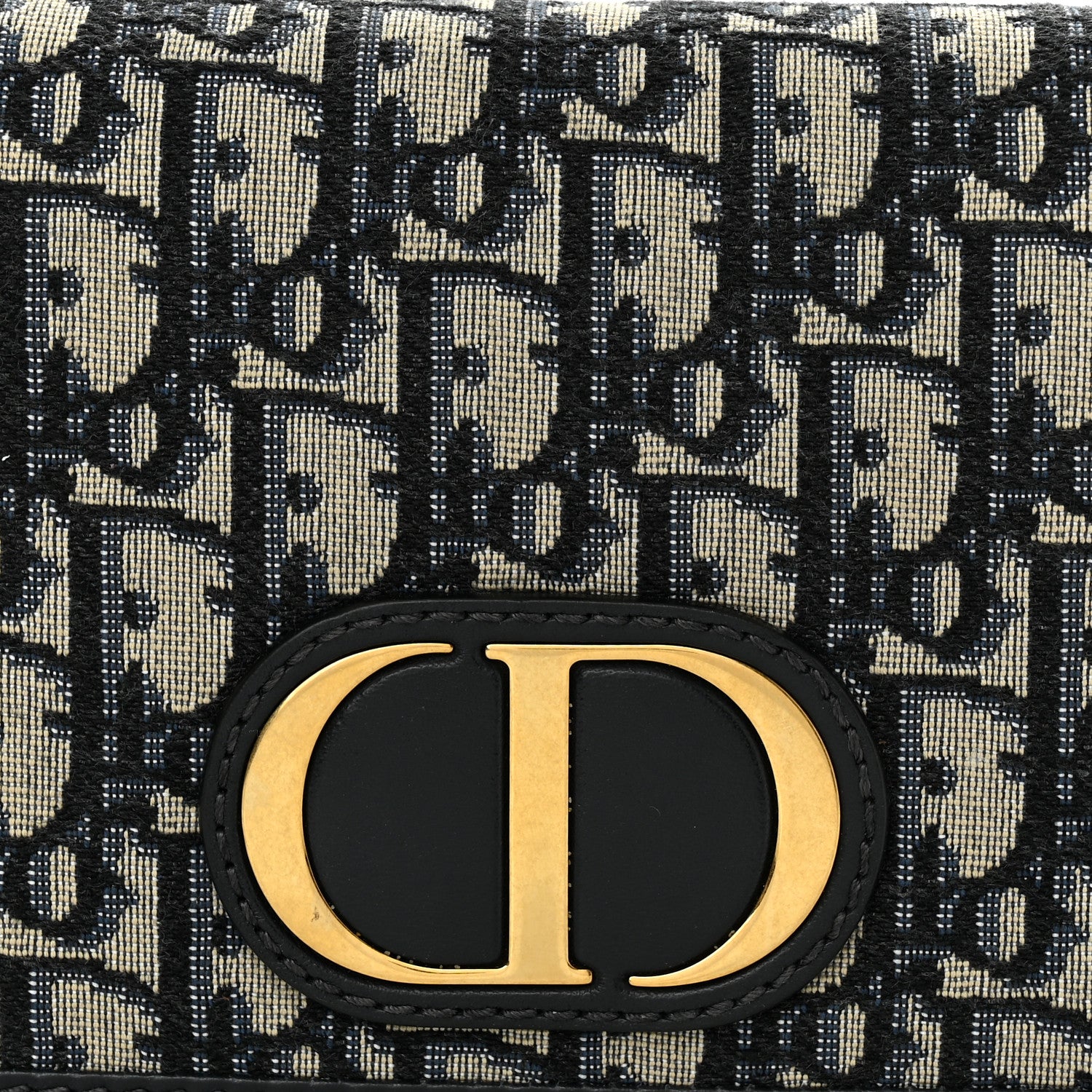 Christian Dior Oblique 30 Montaigne 2-In-1 Pouch Blue 8 of 13
