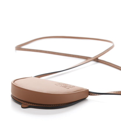 Loewe Soft Calfskin Mini Heel Pouch Tan 8 of 10