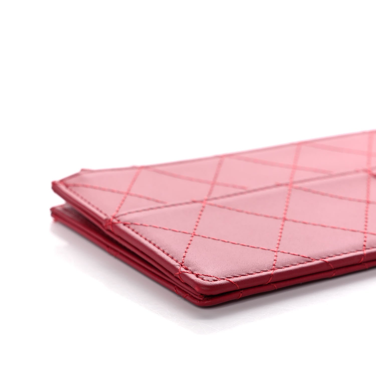 Chanel Calfskin Stitched Removable Insert Red 7 of 8