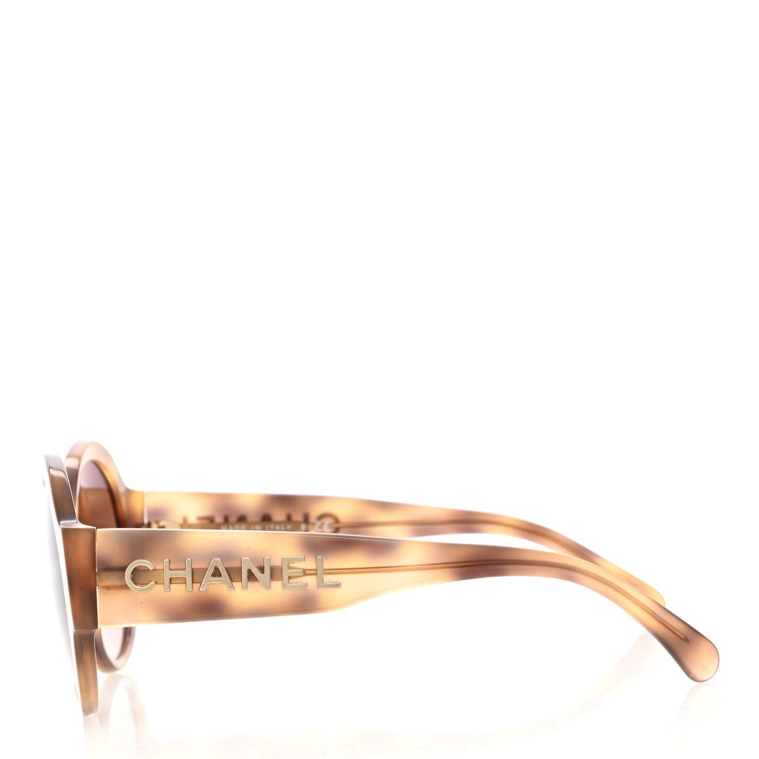 Chanel Acetate Polarized Round Sunglasses 5410 Tortoise 3 of 7