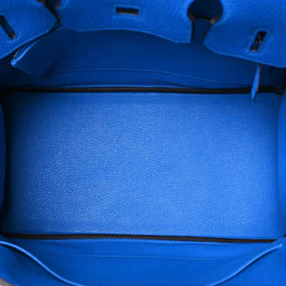 Hermes Togo Birkin 30 Bleu Hydra 5 of 11