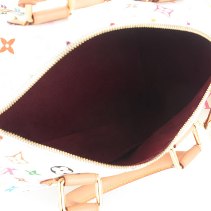 Louis Vuitton Monogram Multicolor Speedy 30 White 5 of 7