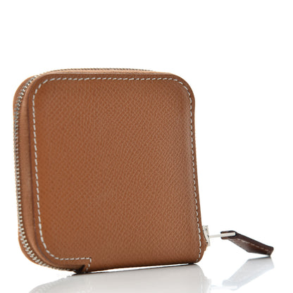Hermes Epsom Silk'in Coin Purse Gold 3 of 7
