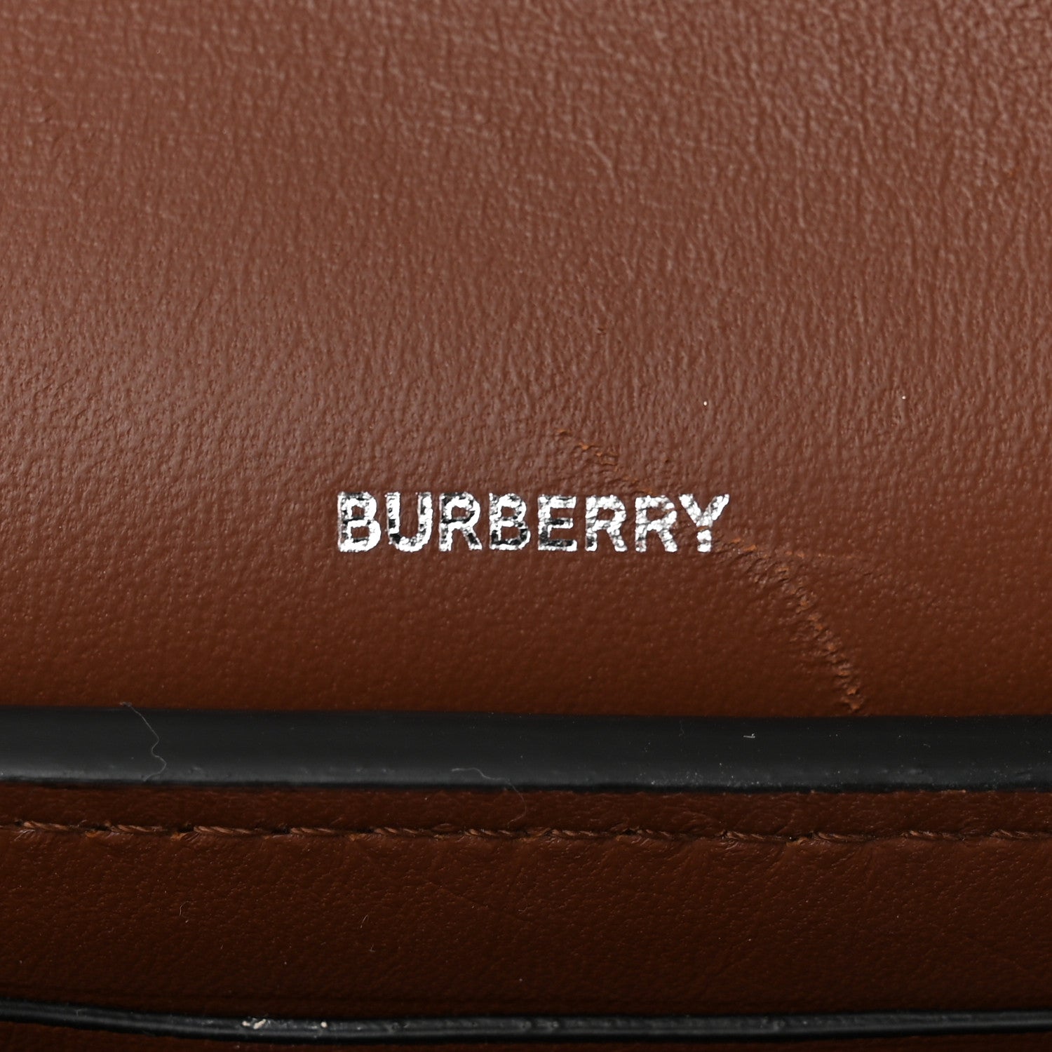 Burberry Goatskin Vintage Check Mini D-Ring Bag Black 6 of 10
