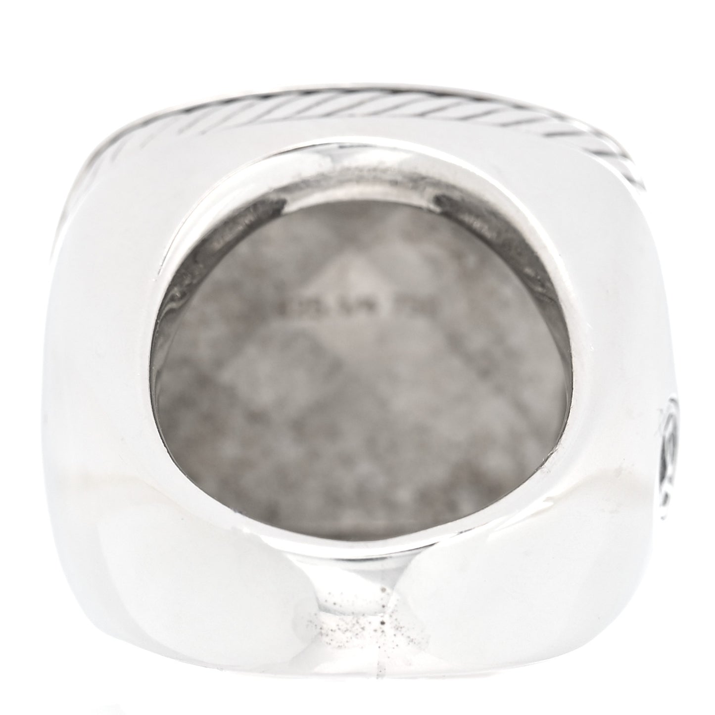 Sterling Silver 18K Yellow Gold 20mm Albion Dome Statement Ring 49 5