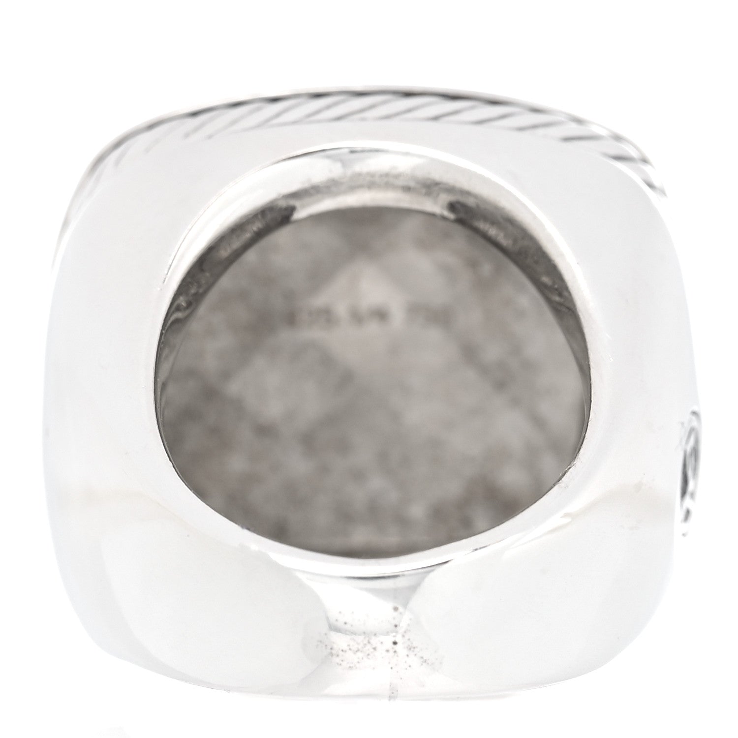 David Yurman Sterling Silver 18K Yellow Gold 20mm Albion Dome Statement Ring 49 5 4 of 8