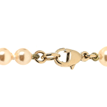 Chanel Graduated Pearl CC Long Necklace Gold 4 of 5