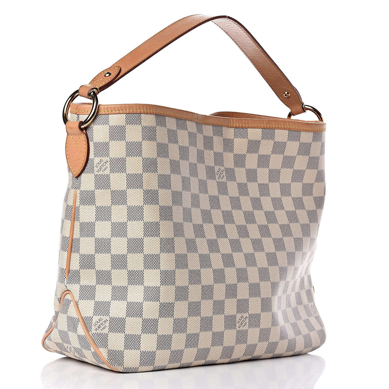 Louis Vuitton Damier Azur Delightful PM Rose Ballerine 3 of 11