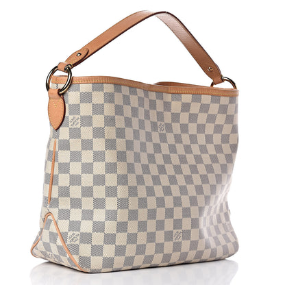 Louis Vuitton Damier Azur Delightful PM Rose Ballerine 3 of 13
