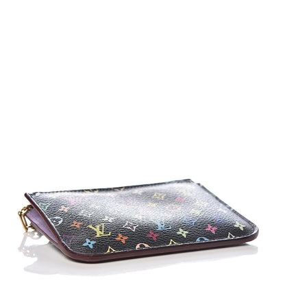 Louis Vuitton Monogram Multicolor Key Pouch Black Violet 3 of 7