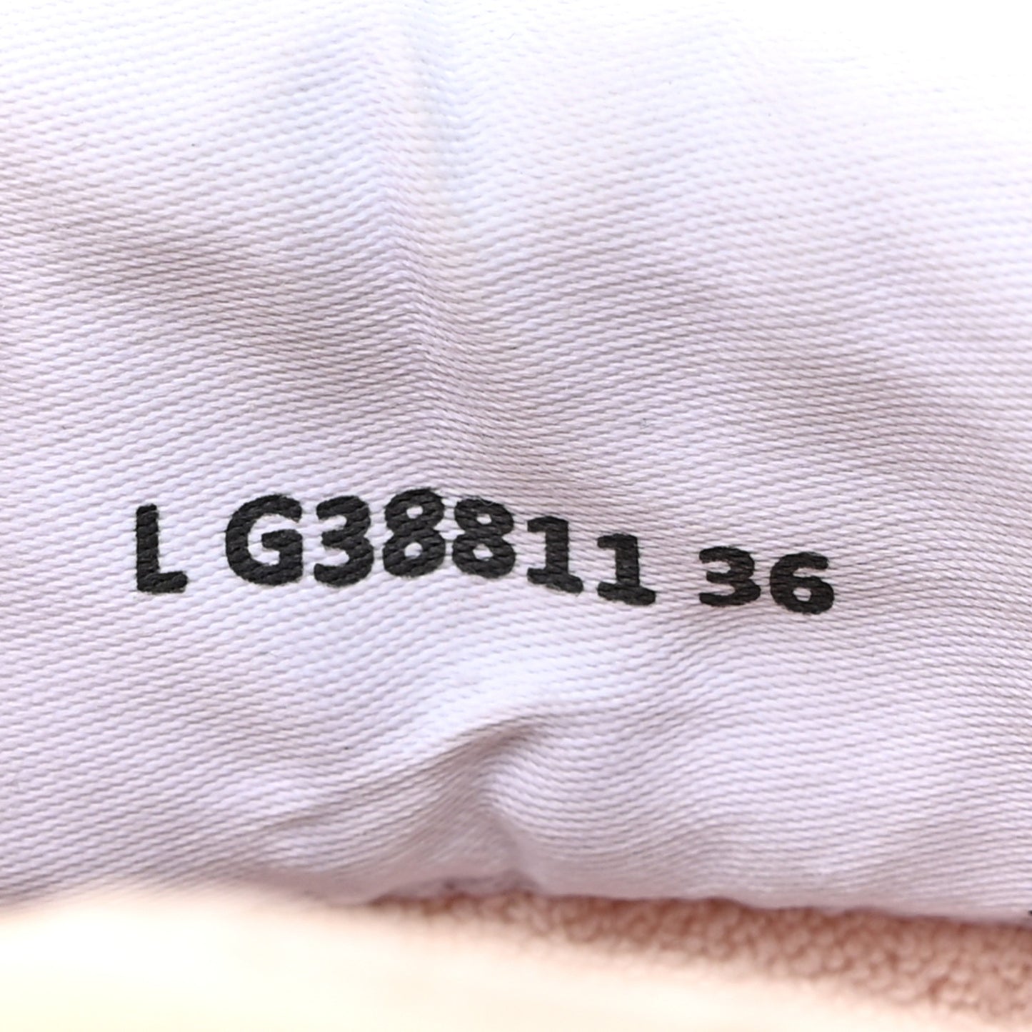 Fabric Suede Calfskin Logo Sneakers 36 Beige Pink