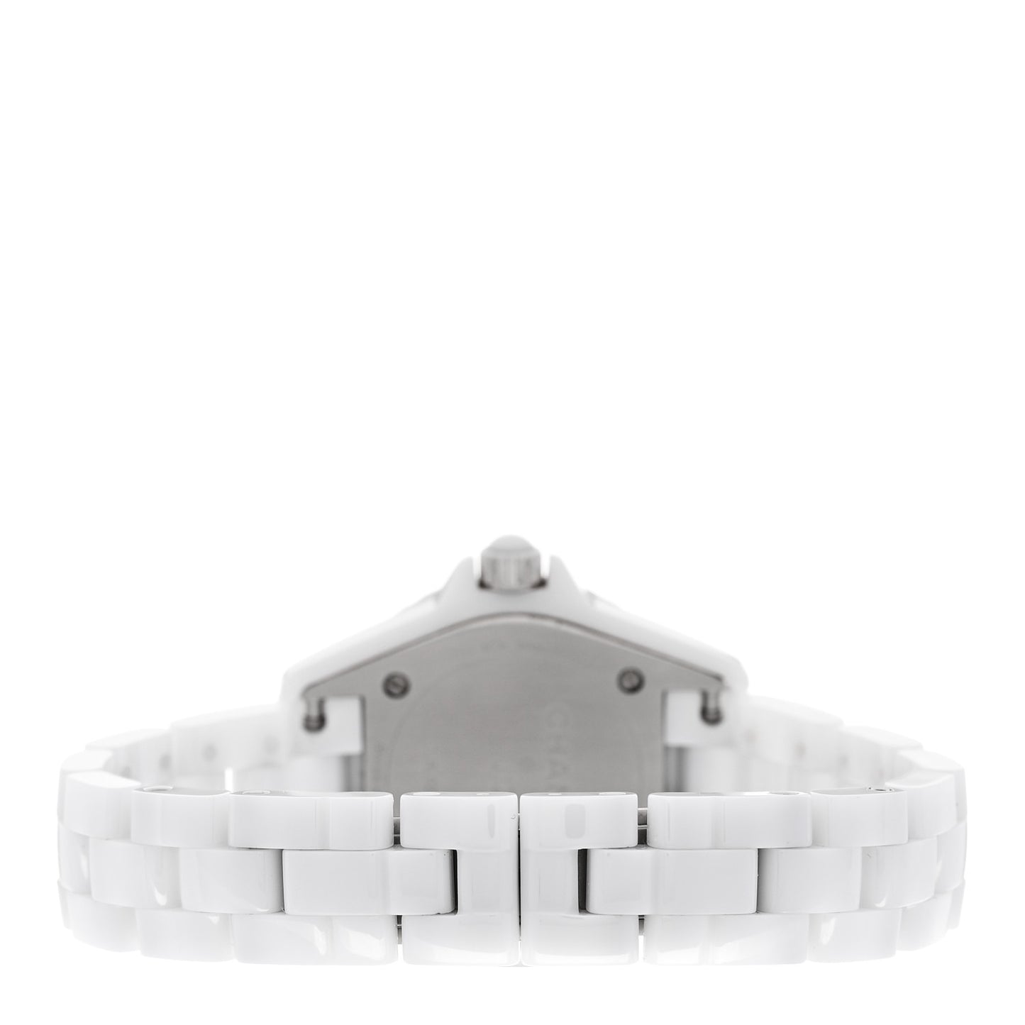Stainless Steel Ceramic Diamond Mother of Pearl 29mm J12 Quartz Watch White