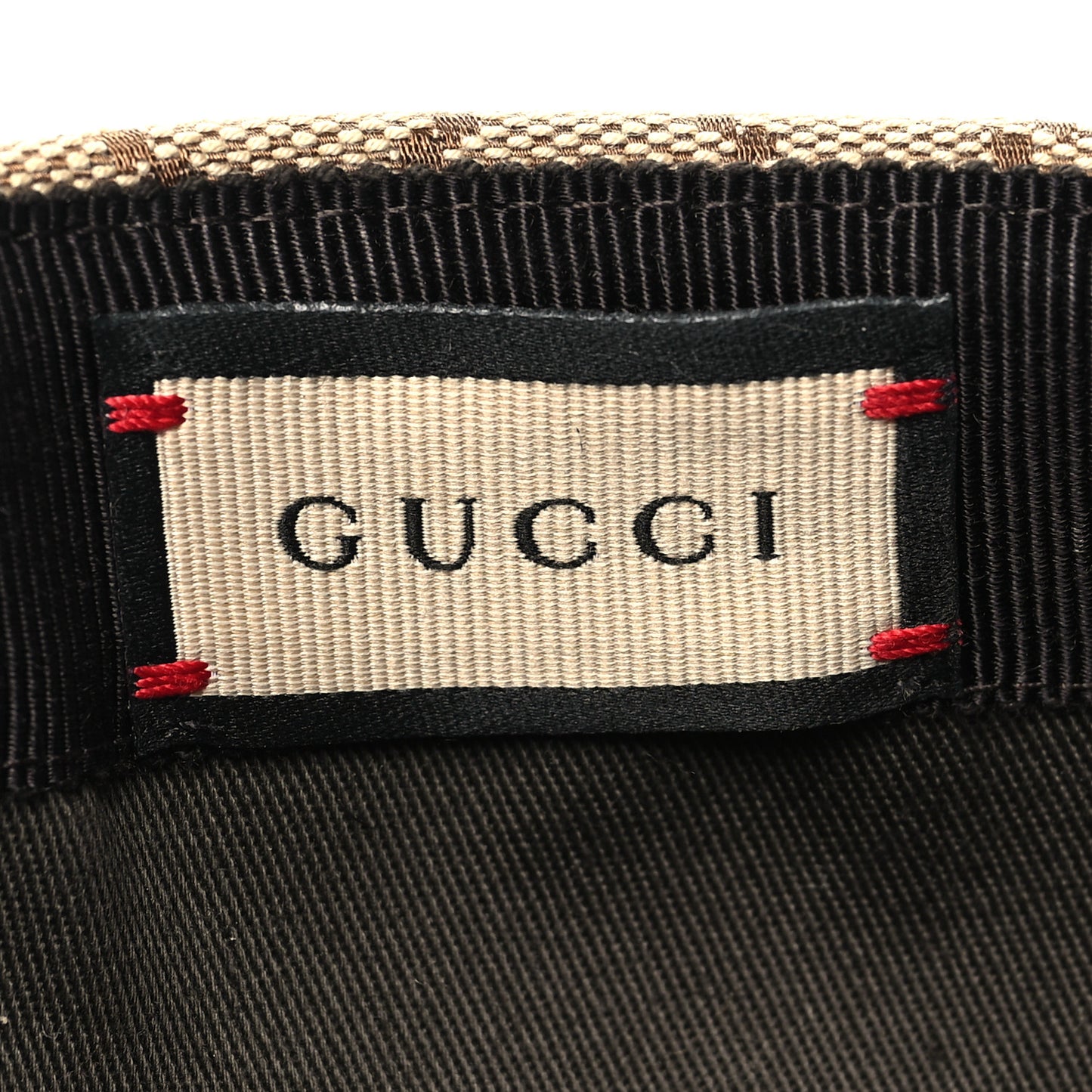 Monogram GG Hector Beanie 58 Beige Ebony