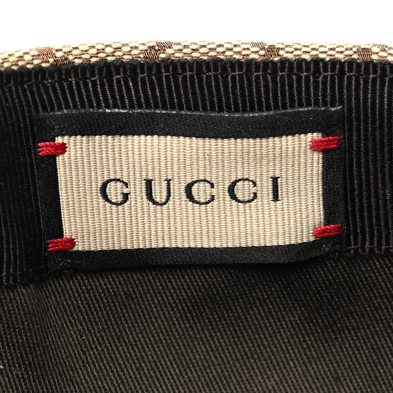 Gucci Monogram GG Hector Beanie 58 Beige Ebony 8 of 10
