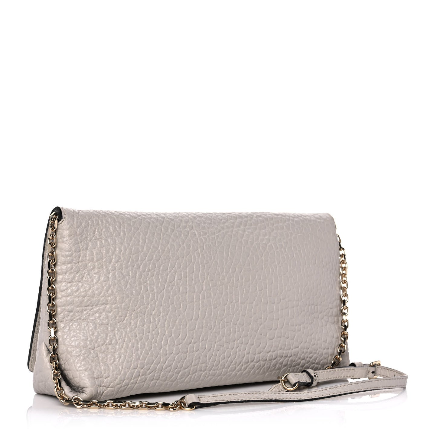 Signature Grain Medium Mildenhall Crossbody Bag Stone White
