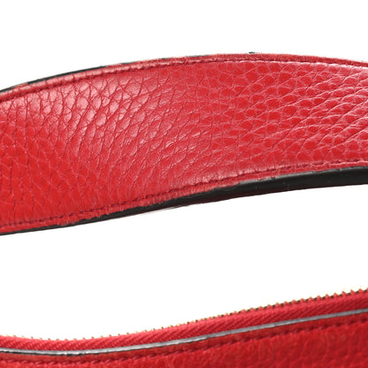 Gucci Pebbled Calfskin Large Soho Hobo Tabasco Red 12 of 15
