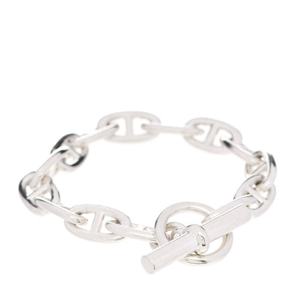 Hermes Sterling Silver MM Chaine d'Ancre Bracelet 3 of 5