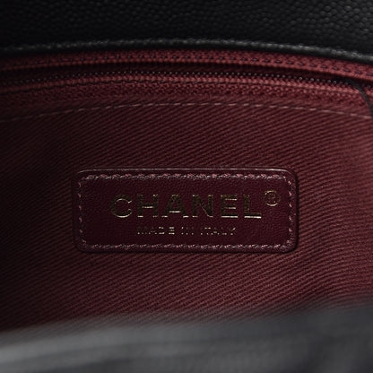 Chanel Caviar Quilted Small Coco Handle Flap Black 8 of 12