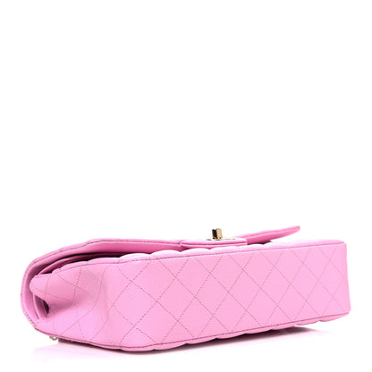 Chanel Caviar Quilted Medium Double Flap Pink 4 of 11