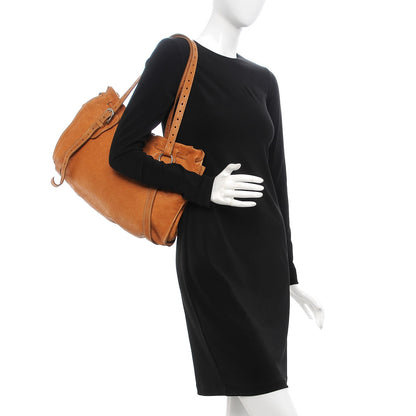 Miu Miu Calfskin Drawstring Tote Cammello 2 of 10