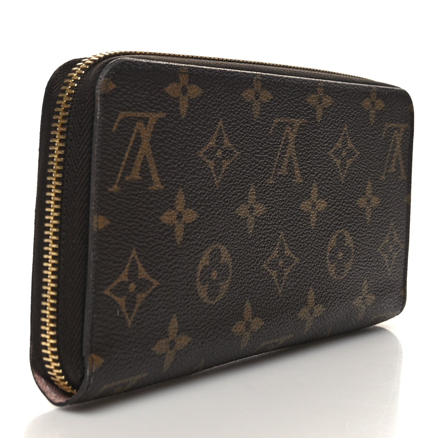 Louis Vuitton Monogram Zippy Wallet Rose Ballerine 3 of 9