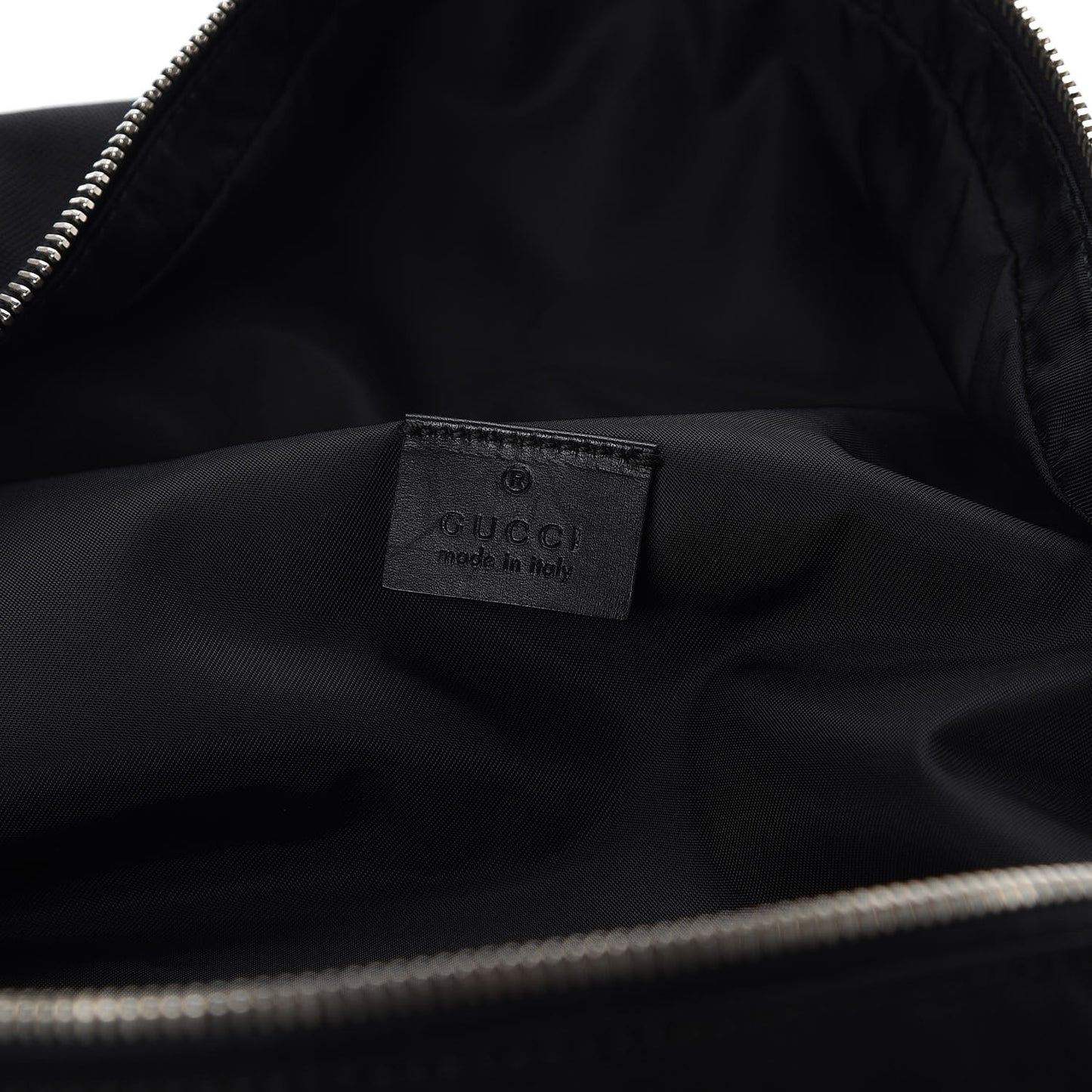 Nylon Web Belt Bag Black