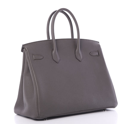 Hermes Togo Birkin 35 Etain 2 of 11
