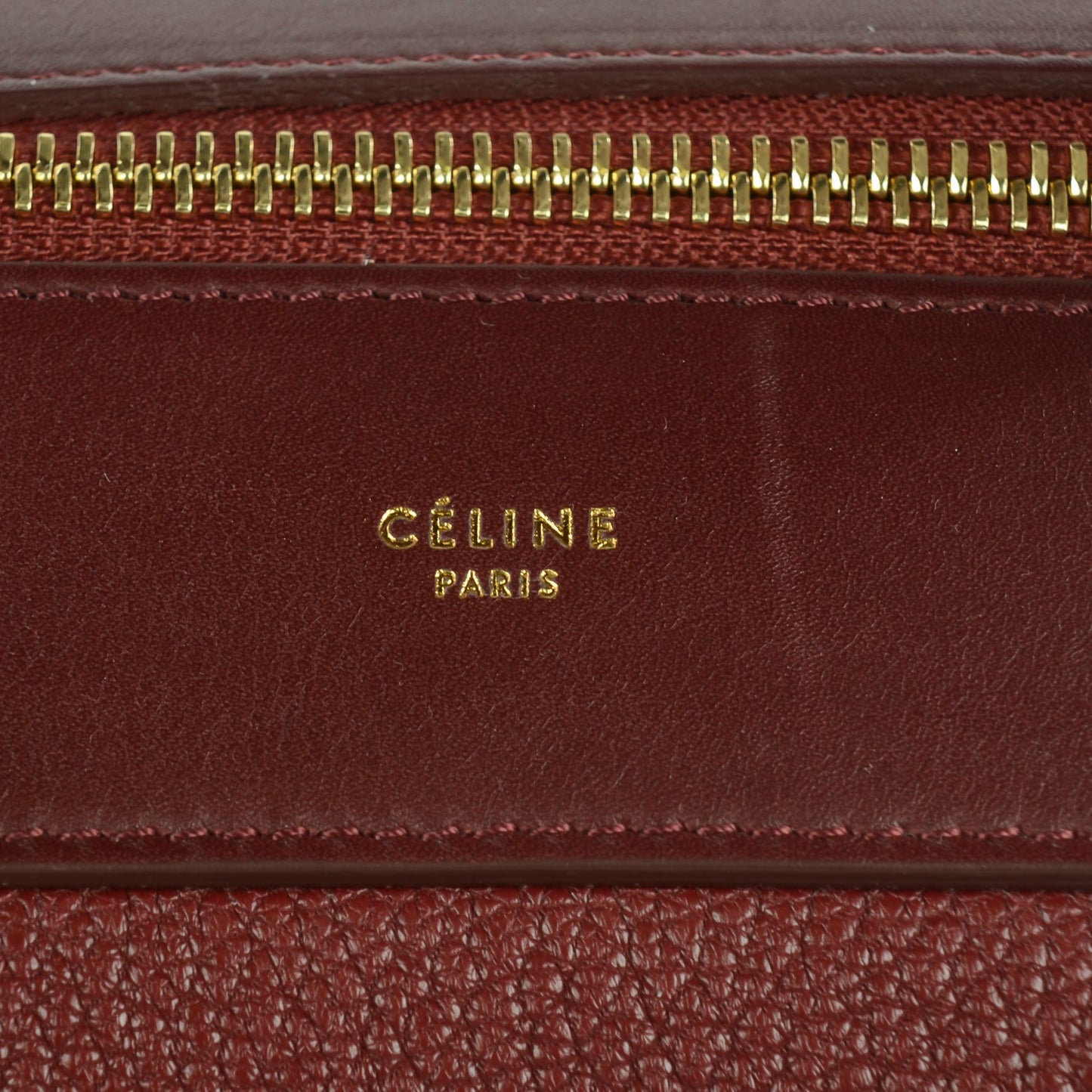 Goatskin Smooth Calfskin Small Ring Bag Dark Ruby