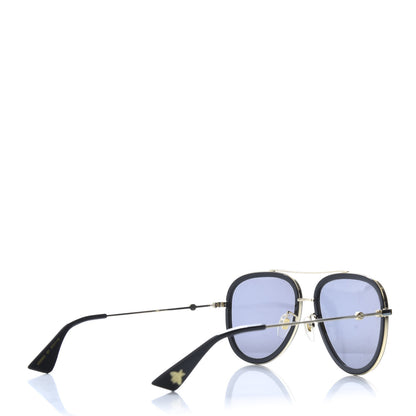 Gucci Aviator Sunglasses GG0062S Black Gold 4 of 8