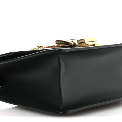 Gucci Calfskin Mini Sylvie Chain Shoulder Bag Black 9 of 11
