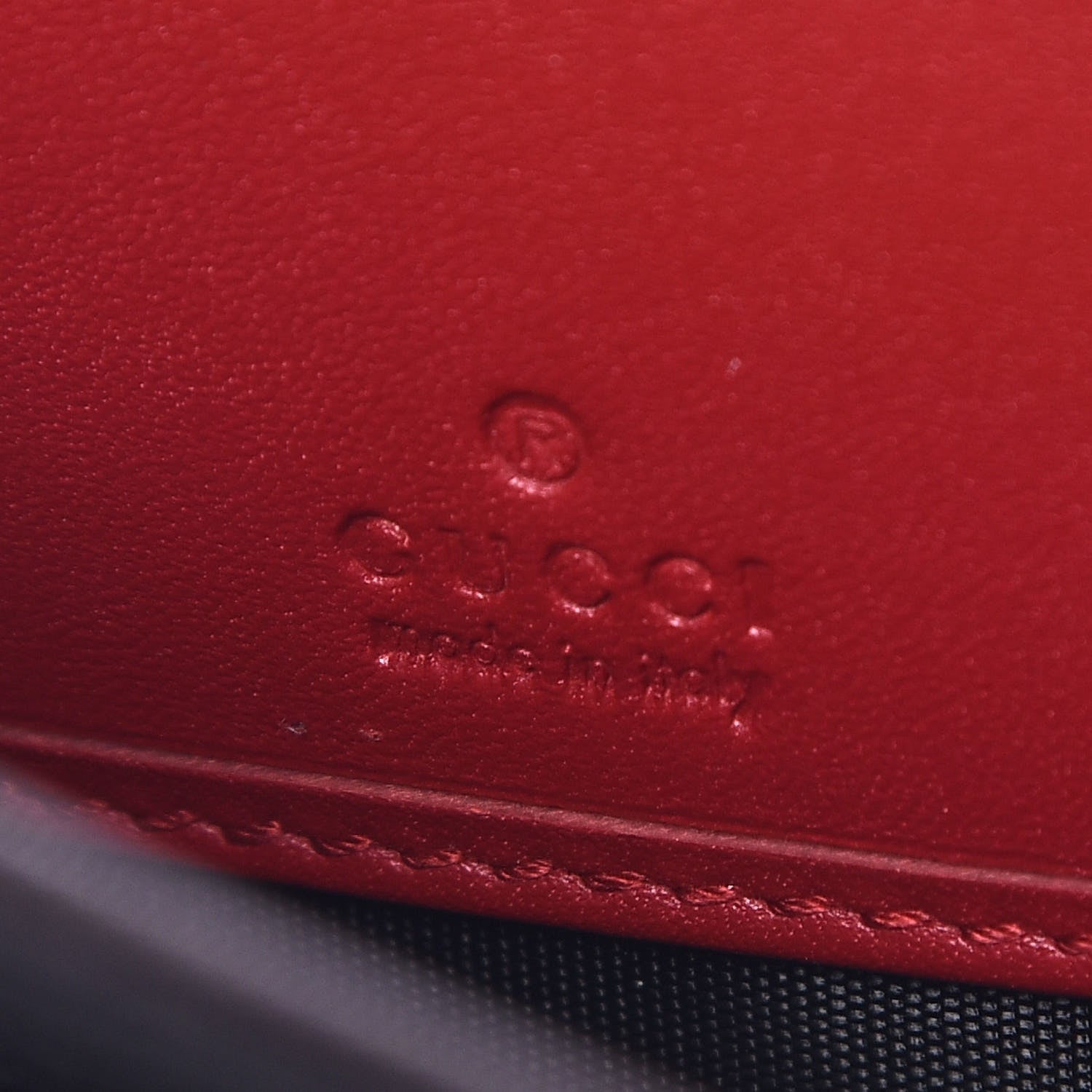 Gucci Calfskin Sylvie Zip Around Wallet Hibiscus Red 8 of 11