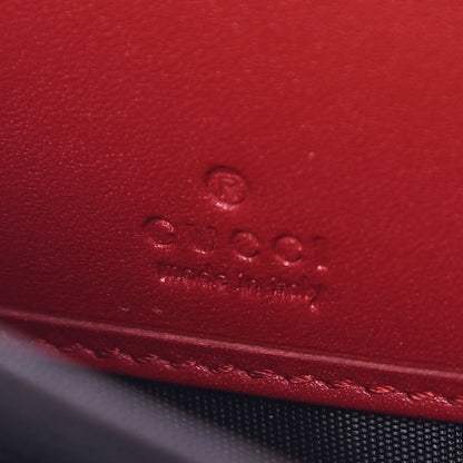 Gucci Calfskin Sylvie Zip Around Wallet Hibiscus Red 8 of 11