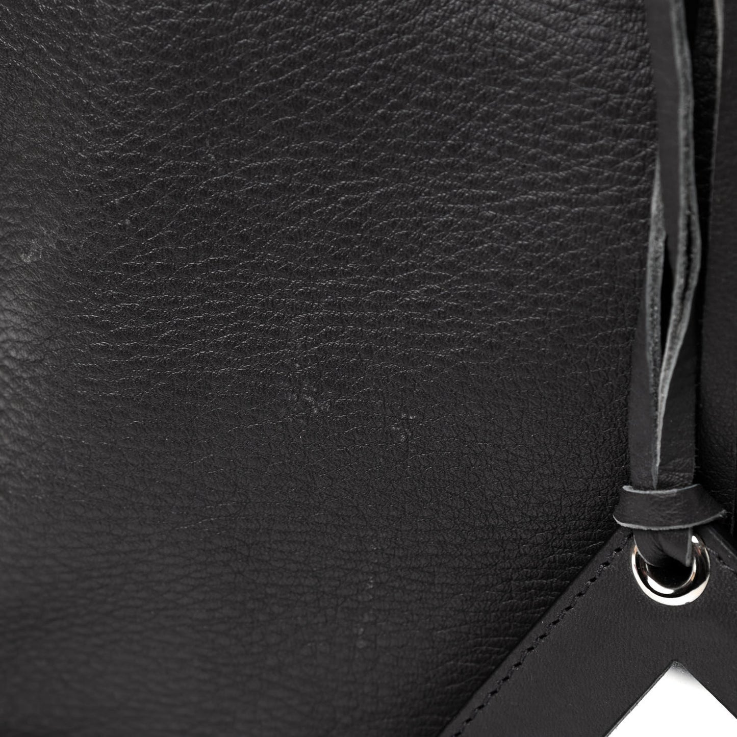 Veau Papier A4 Zip Around Tote Gris Fossile