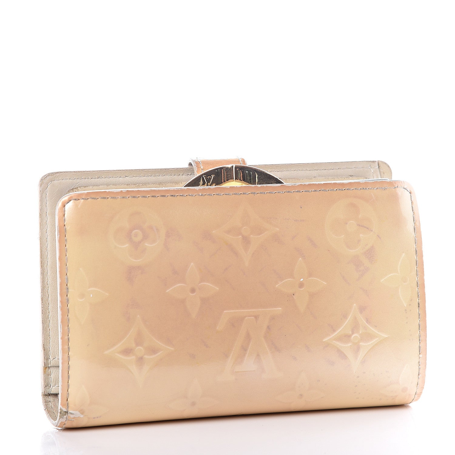 Louis Vuitton Vernis French Purse Wallet Marshmallow 2 of 10