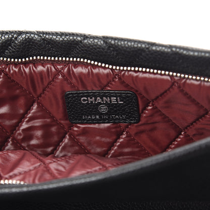 Chanel Caviar Quilted CC Beauty Clutch Black 5 of 6