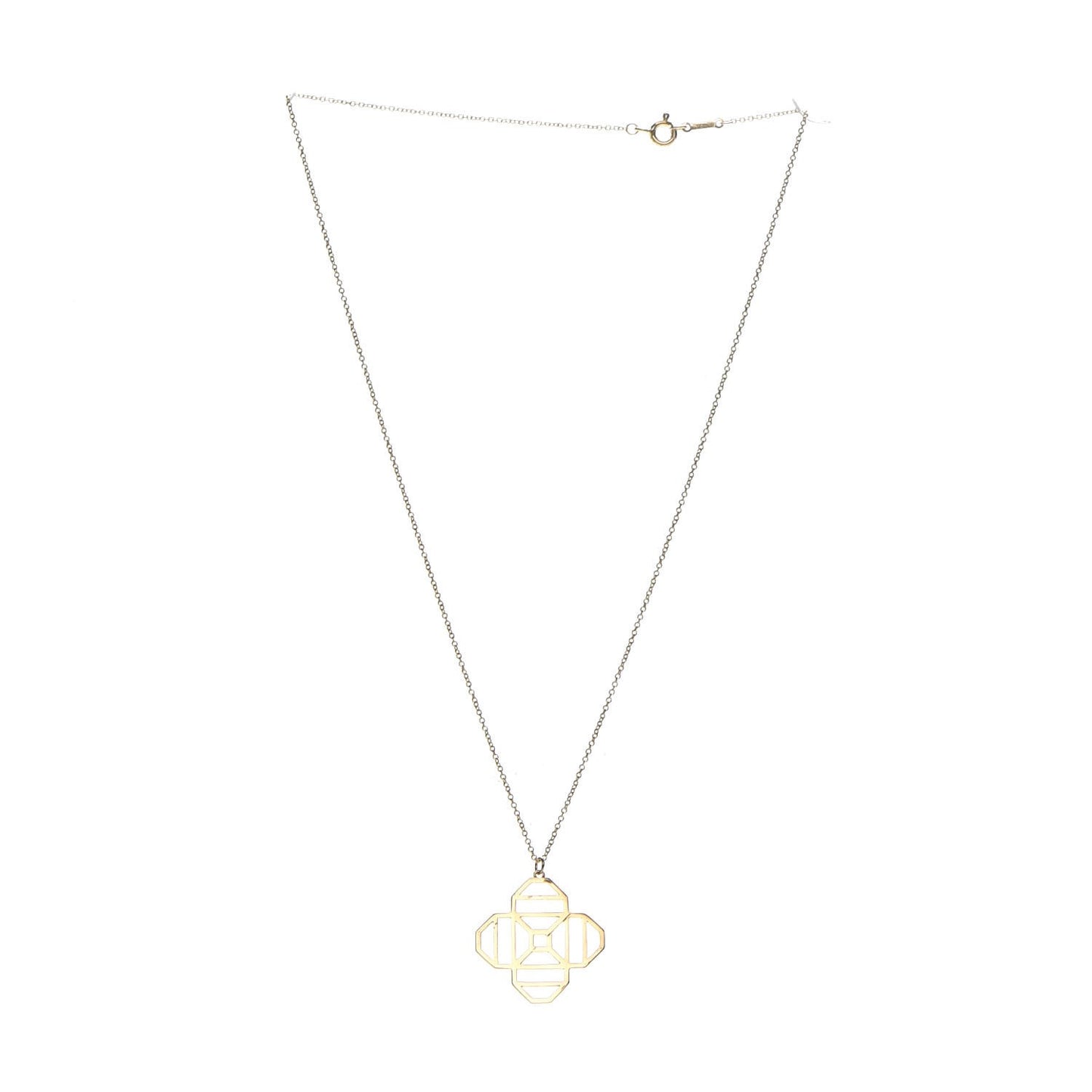 18K Yellow Gold Paloma Picasso Octagon Pendant Necklace