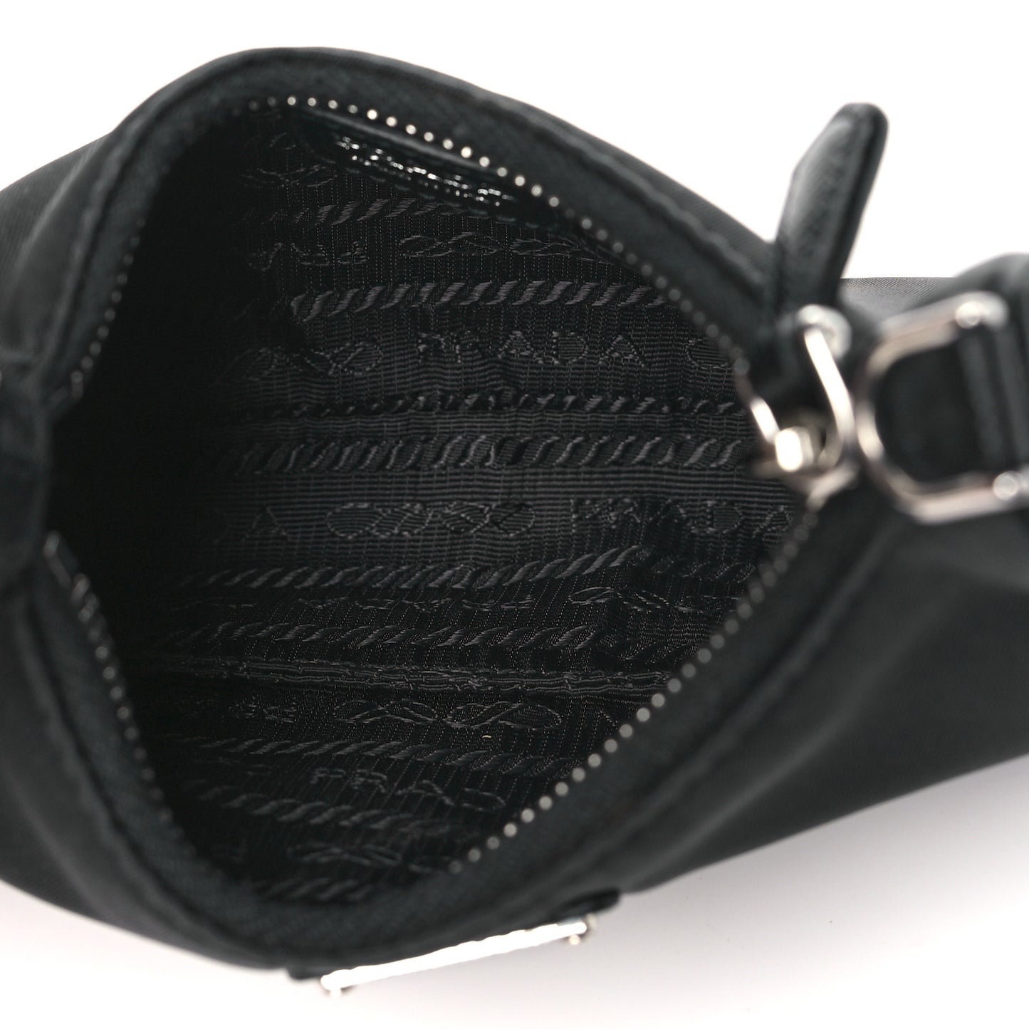 Tessuto Nylon Mini Re-Edition 2000 Shoulder Bag Black