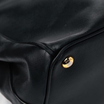 Prada Saffiano Medium Galleria Double Zip Tote Black 11 of 20