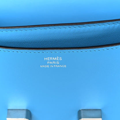 Hermes Swift Constance 18 Bleu Frida 6 of 11