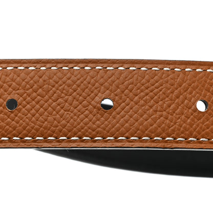 Hermes Swift Epsom 24mm Mini Constance H Belt 75 Black Gold 7 of 10