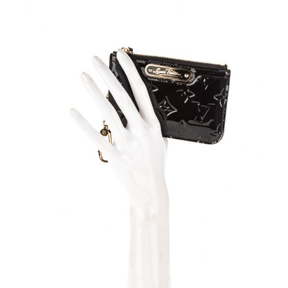 Louis Vuitton Vernis Key Pouch Amarante 2 of 7