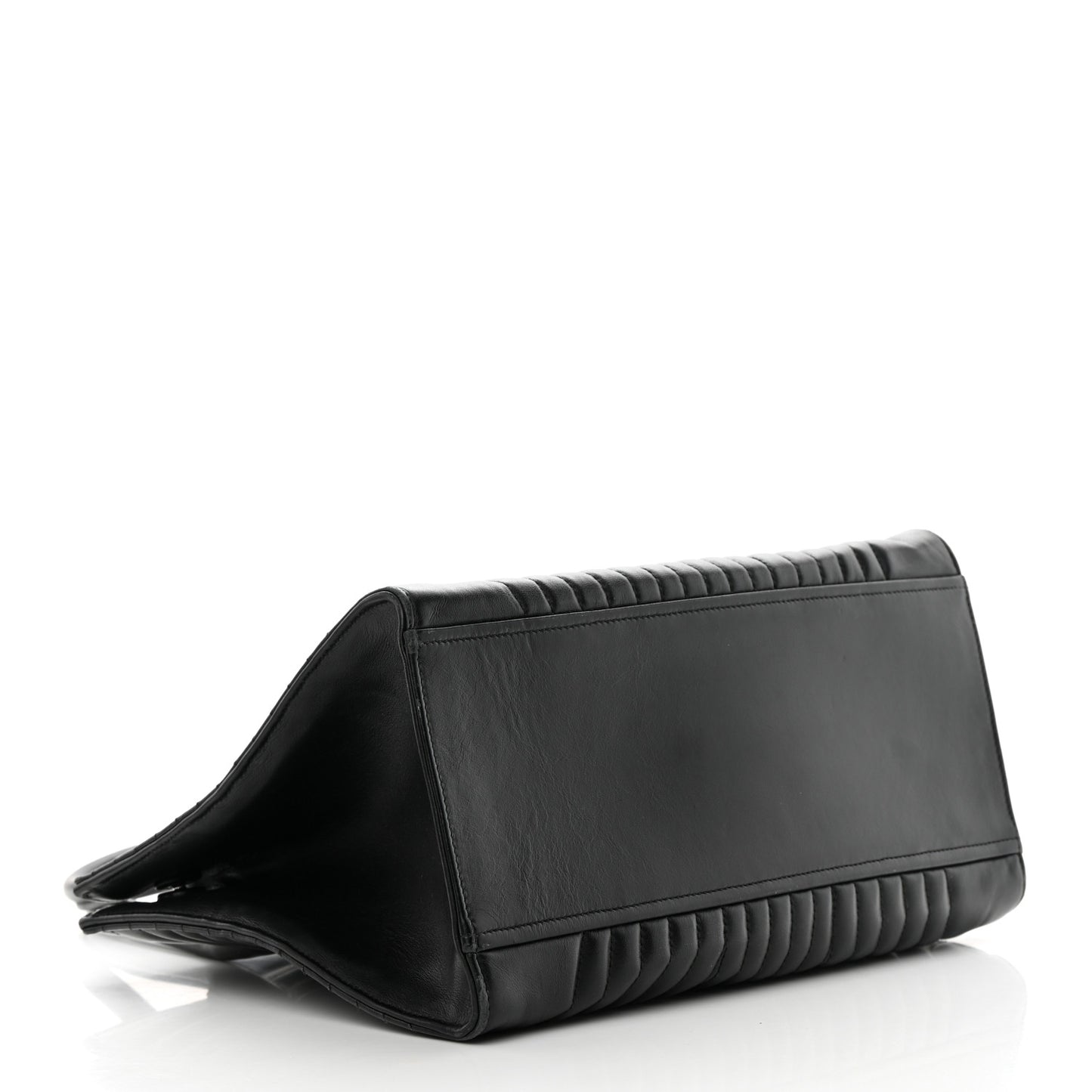 Soft Calfskin Impunture Diagramme Tote Black