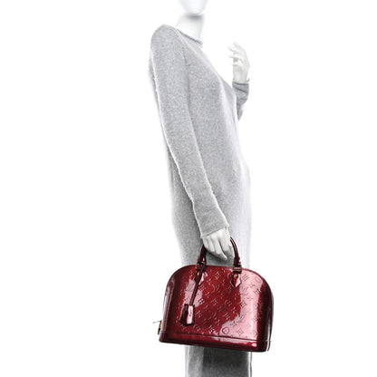 Louis Vuitton Vernis Alma PM Rouge Fauviste 2 of 11