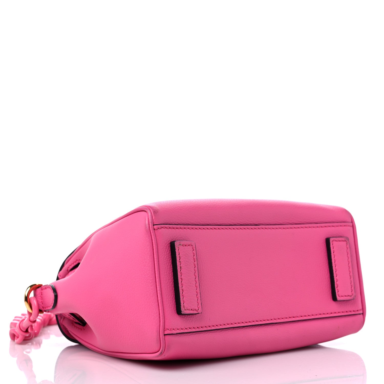 Versace Grained Calfskin Small La Medusa Top Handle Bag Fuchsia 4 of 13