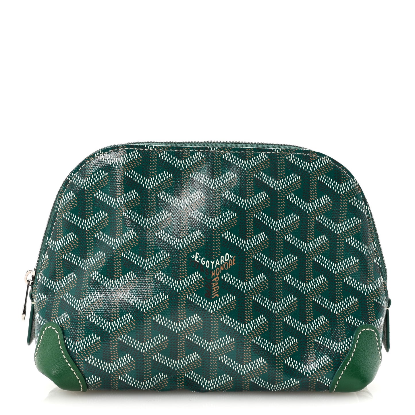 Goyardine Vendome Toiletry Pouch Green
